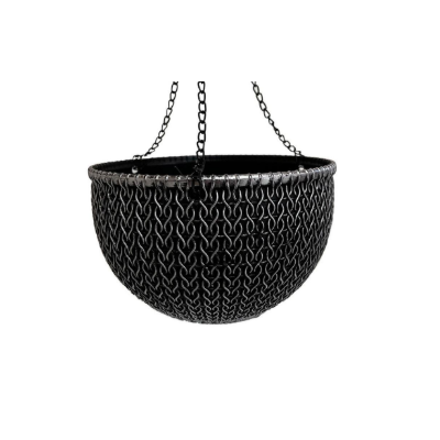 Macetero Negro Colgante - Noir